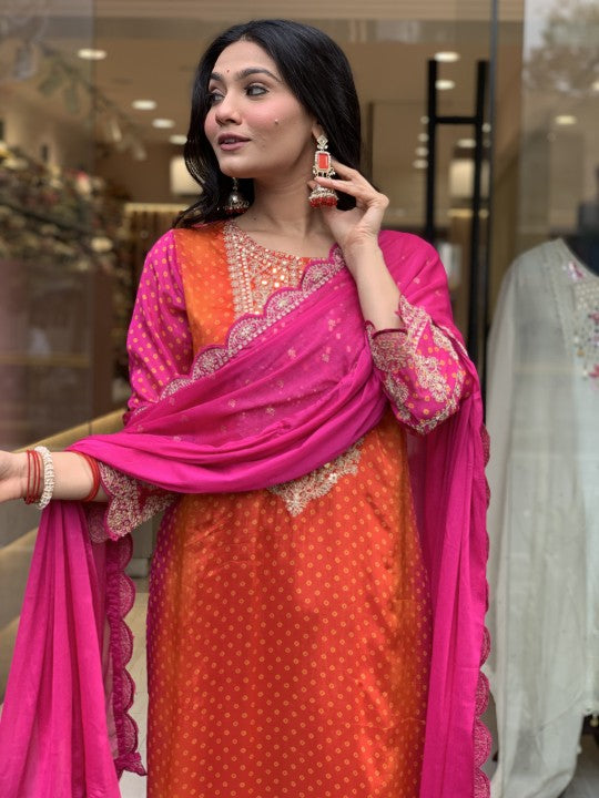 Beautifully designed that seamlessly combines tradition kurta set