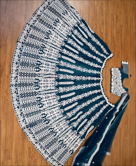 MONUMENTAL-AQUA-BLUE-CHINON-TRENDY-LEHENGA