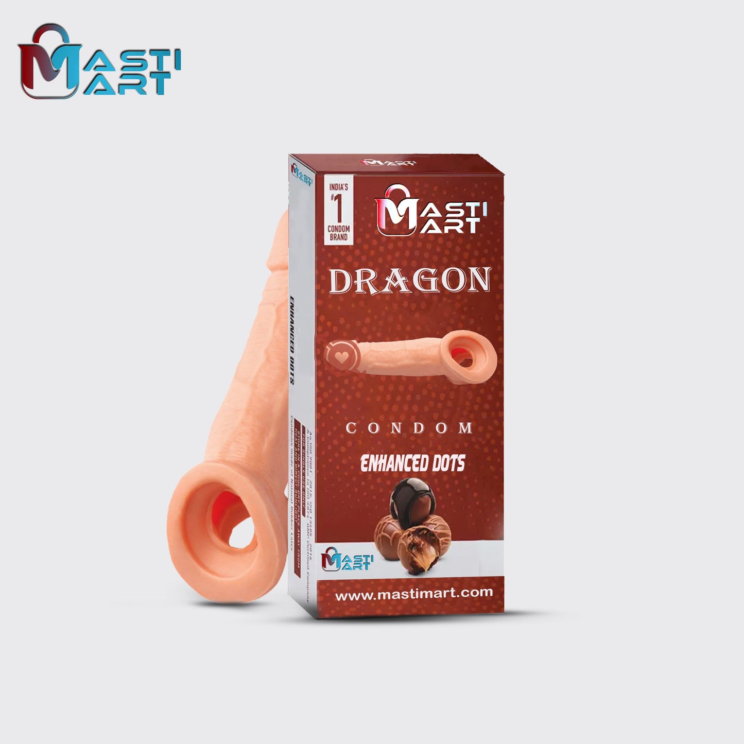 Silicone Dragon Condom 7 Inch