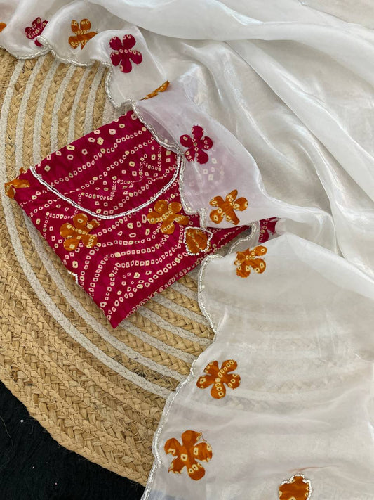 Flattering Flowers Work White Color Silk Saree