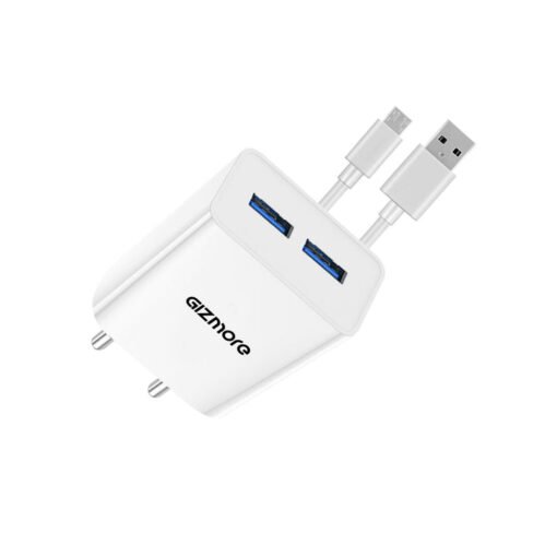 Pa604M Pro 5V2.4A Fast Charging Adapter With Inbuilt Cro Usb Cable