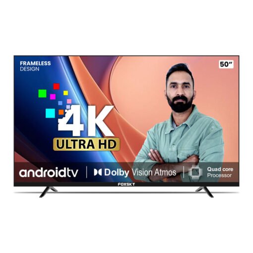 127 Cm 50 Inches 4K Ultra Hd Smart Android Led Tv 50Fs-Vs  Built-In Google Voice Assistant