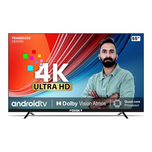 139.7 Cm 55 Inches 4K Ultra Hd Smart Led Tv 55Fs-Vs Frameless Edition Voice Assistant