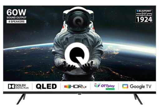 139 Cm 55 Inches Quantum Dot Series 4K Ultra Hd Qled Google Tv 55Qd7020 Black