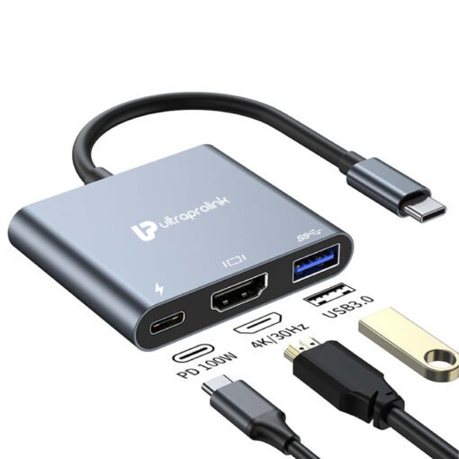 Smart Hub  3 In 1 Usb Type C Um1044