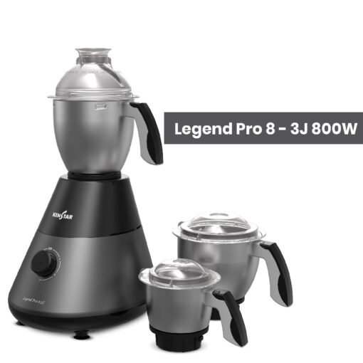 Legend Pro-8 3J 800W, Mixer Grinder With Power Plus Turbo Motor