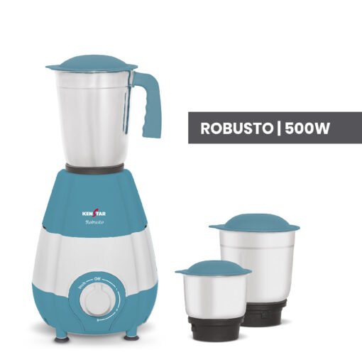 Robusto 500W, Mixer Grinder With Power Plus Turbo Motor