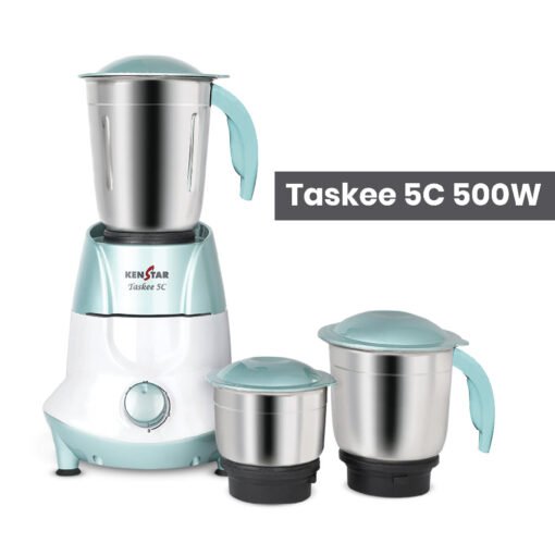 Taskee 5C 500W, Mixer Grinder With Power Plus Turbo Motor