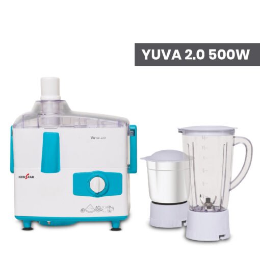 Yuva 2.0 500W, Juicer Mixer Grinder With Power Plus Turbo Motor